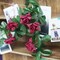 6 ft 3D Burgundy Chain SILK ROSES Garland Wedding Flowers Bouquets